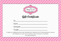 Gift Certificate Template Free Download Best Microsoft With Regard To Free Microsoft Gift Certificate Template Free Word