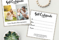 Gift Certificate Template Photoshop Template Regarding Gift Certificate Template Photoshop