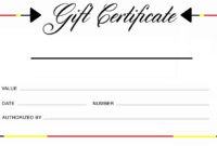 Gift Certificate Templates | 12+ Word & Pdf Formats With Custom Gift Certificate Template
