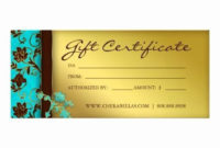 Gift Certificates For Small Business Luxury 232 Gift Inside Small Certificate Template