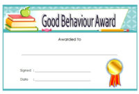 Good Behaviour Certificate Editable Templates [10+ Best Throughout Physical Education Certificate Template Editable