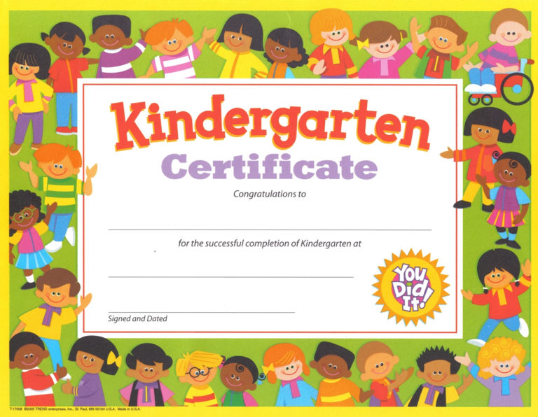 gospel kindergarten justin buzzard for pre k diploma certificate