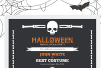 Halloween Best Costume Award Certificate Template Intended For Simple Halloween Certificate Template