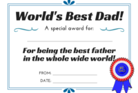 Happy Fathers Day Coloring Pages Coloring Pages For Kids Within 9 Worlds Best Mom Certificate Templates Free