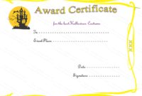 Haunted House Award Certificate Template Intended For Halloween Costume Certificate Template
