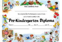 Hayes School Publishing Pre Kindergarten Diploma Throughout Amazing Certificate For Pre K Graduation Template