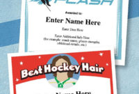 Hockey Certificates Templates (With Images) | Hockey Throughout New Soccer Certificate Template Free 21 Ideas