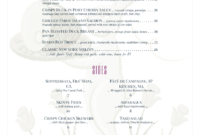 Holiday Menu Templates From Imenupro More Than Just Pertaining To Christmas Day Menu Template