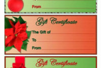Homemade Gift Certificate Template Awesome Homemade Gift In Homemade Gift Certificate Template