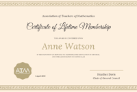 Honorary Member Pertaining To Awesome Life Membership Certificate Templates