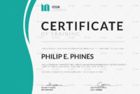Hospital Training Certificate Design Template In Psd, Word Pertaining To Awesome Template For Training Certificate