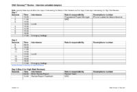 Interview Schedule Template Free Cards Design Templates With Interview Agenda Template