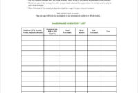 Inventory Form Template 13+ Free Excel, Word, Pdf Pertaining To Inventory Log Sheet Template