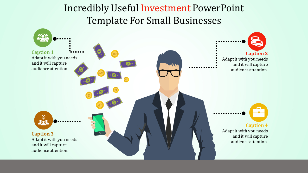 Investment Powerpoint Template Illustration Slideegg Inside Investor Presentation Template