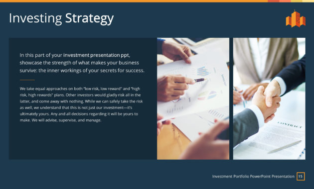 Investment Premium Powerpoint Template Slidestore Inside Investor Presentation Template