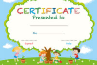 Kids Award Template Colona.rsd7 In Gymnastics For Honor Roll Certificate Template Free 7 Ideas