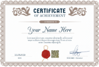 Landscape Certificate Templates (7) Templates Example In Free Finisher Certificate Template 7 Completion Ideas