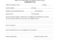 Leaving Certificate Template Professional Template Within Awesome Leaving Certificate Template