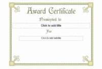 Life Saving Award Certificate New Student Award Template Intended For Life Saving Award Certificate Template