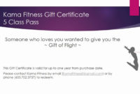 Make Up Gift Certificate Template Fresh Gift Certificate Throughout Fascinating Fitness Gift Certificate Template