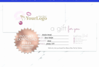 Makeup Gift Certificate Template Emetonlineblog With With Awesome Free Printable Beauty Salon Gift Certificate Templates