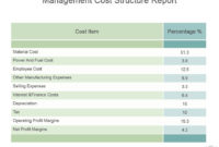 Management Cost Structure Report Powerpoint Slide Design For Cost Presentation Template