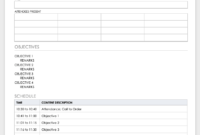 Meeting Agenda Templates | 10+ Word, Excel & Pdf Samples With Regard To Sample Agenda Template For Meetings