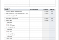 Meeting Checklist Samples &amp;amp; Templates Download For Meeting Agenda Template Word Download