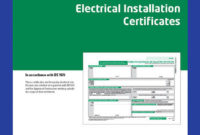 Minor Electrical Installation Works Certificate Template With Regard To Amazing Electrical Minor Works Certificate Template
