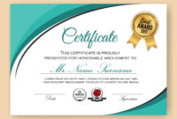 Modern Verified Certificate Background Template With Throughout Free Design A Certificate Template