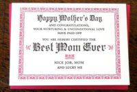 Mom&amp;#039;S Our Favorite! Send Her A Clever Card From A.favorite Inside 9 Worlds Best Mom Certificate Templates Free
