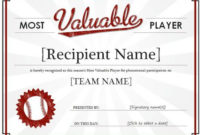 Most Valuable Player Intended For Amazing Rugby League Certificate Templates