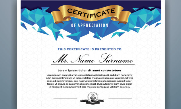 Multipurpose Modern Professional Certificate Template With Regard To Free Art Certificate Templates