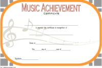 Music Certificate Template For Word Free: 12+ Fresh Ideas Throughout Badminton Certificate Template Free 12 Awards