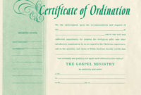 Ordination Certificate Templates Cumed For Ordination Certificate Template
