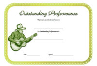 Outstanding Performance Certificate Template 7 For 7 Science Fair Winner Certificate Template Ideas