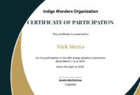 Participation Certificate Template [Free Pdf] Word (Doc With Awesome Certificate Of Participation Template Pdf