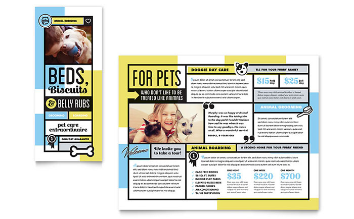 Pet Boarding Brochure Template Design Inside Dog Obedience Certificate Template Free 8 Docs