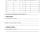 Pet Health Certificate Template Fill Online Printable With Regard To Dog Vaccination Certificate Template
