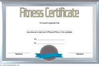Physical Fitness Certificate Template: 7+ Award Ideas Free Intended For Running Certificate Templates 7 Fun Sports Designs
