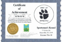 Pin On Certificate Customizable Design Templates Pertaining To Dog Obedience Certificate Templates