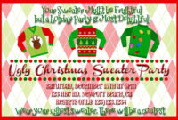 Pin On Invitation Template Example Pertaining To Free Ugly Christmas Sweater Certificate Template