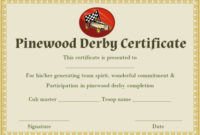 Pin On Pinewood Derby Certificate Template Intended For Best Coach Certificate Template Free 9 Designs
