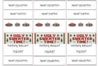Pin On Ugly Sweater Party For Amazing Free Ugly Christmas Sweater Certificate Template