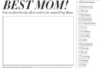 Pinchrista Sais On Mother'S Day: Brunch Ideas & Recipes Pertaining To 9 Worlds Best Mom Certificate Templates Free