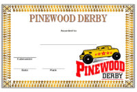 Pinewood Derby Certificate Template 7+ Greatest Designs Pertaining To Marathon Certificate Template 7 Fun Run Designs