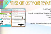 Pinmk Farooq On Certificate Designs Pinterest Fitness Within Fitness Gift Certificate Template