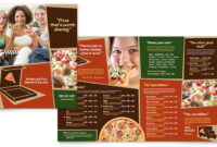 Pizza Pizzeria Restaurant Menu Template Design For Menu Templates For Publisher