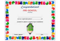Preschool Award Certificate Template Free 2 Within Free 7 Kindergarten Diploma Certificate Templates Free