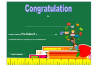 Preschool Graduation Certificate Free Printable: 10+ Designs With Regard To Preschool Graduation Certificate Template Free